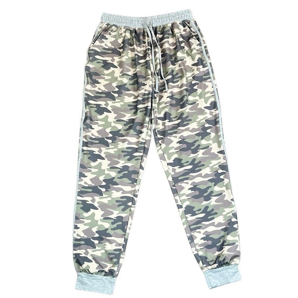 Jess Lea Camo Pull-on Elastic Waist Joggers Large